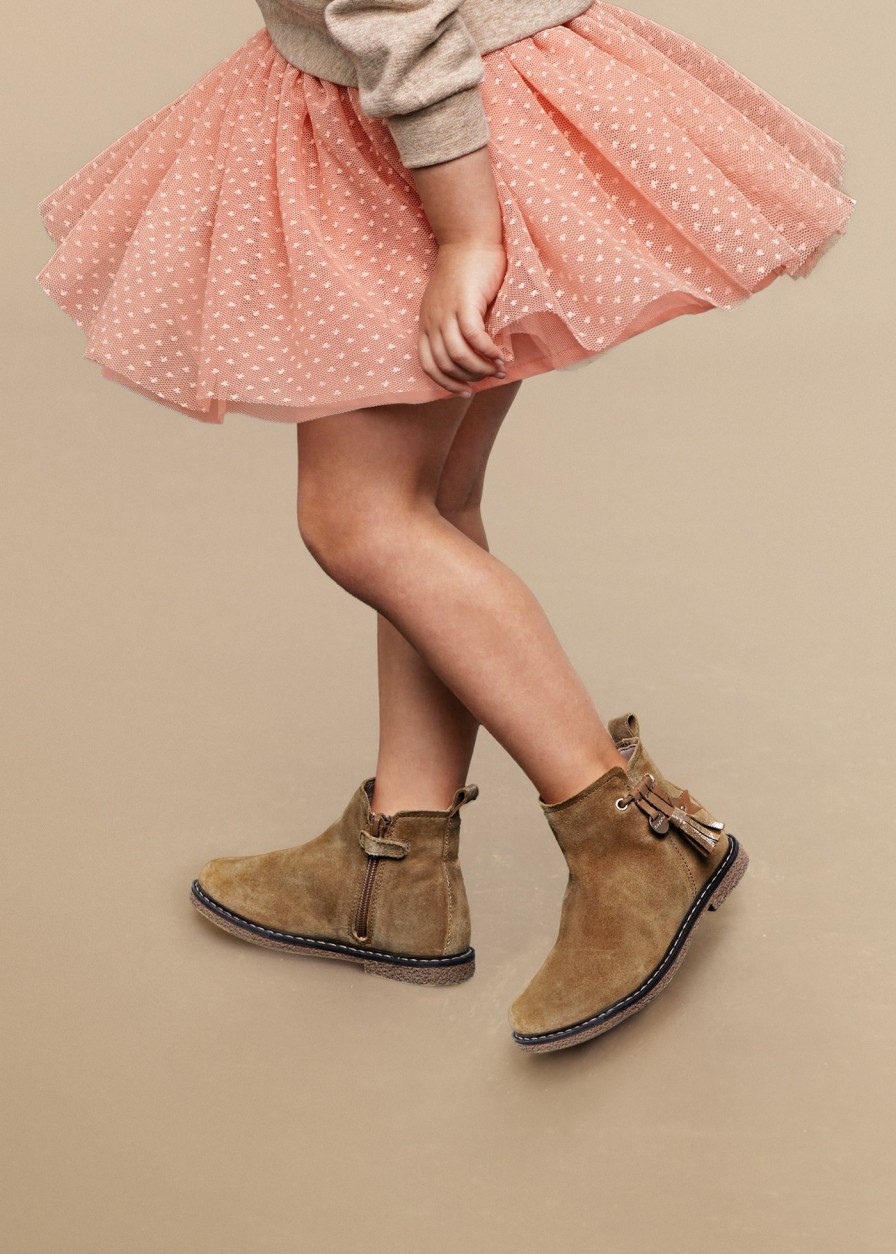 Nina MAYORAL Botas Y Botines | Botin Piel Sostenible Nina Camel