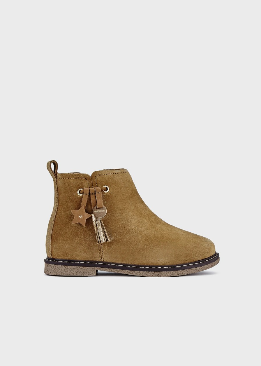 Nina MAYORAL Botas Y Botines | Botin Piel Sostenible Nina Camel