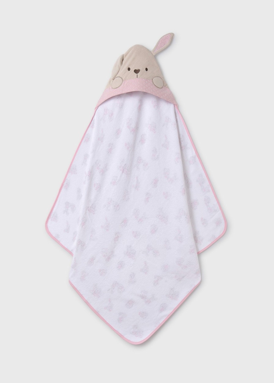 Bebe MAYORAL Toallas Y Albornoces | Toalla Capucha Animal Better Cotton Bebe