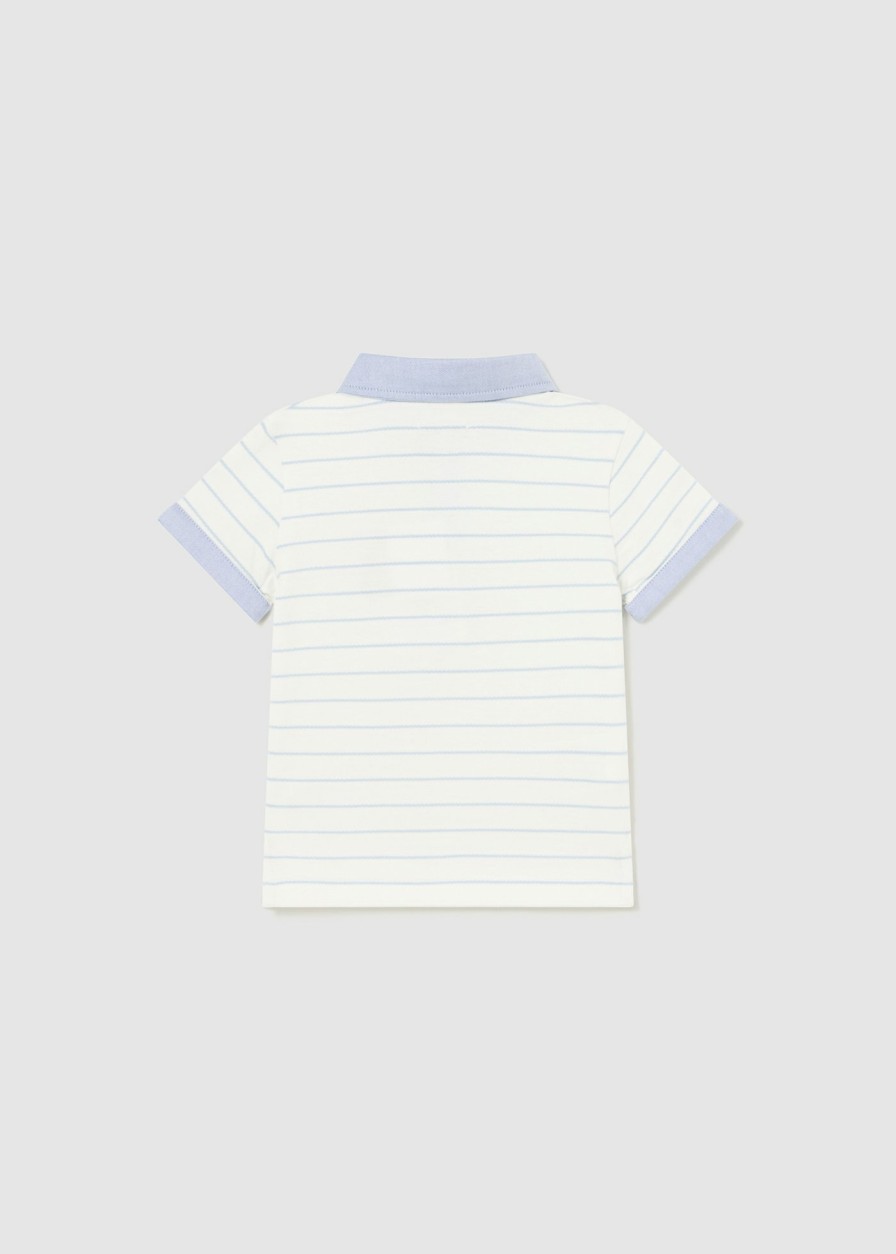 Bebe MAYORAL Polos | Polo Oxford Rayas Better Cotton Bebe Nata