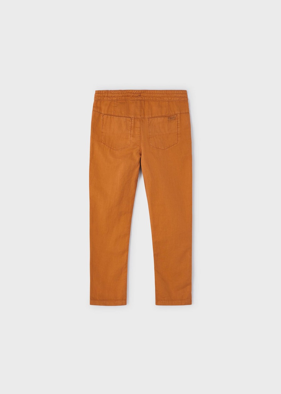 Nino MAYORAL Pantalones | Pantalon Chino Regular Lino Nino Pimenton