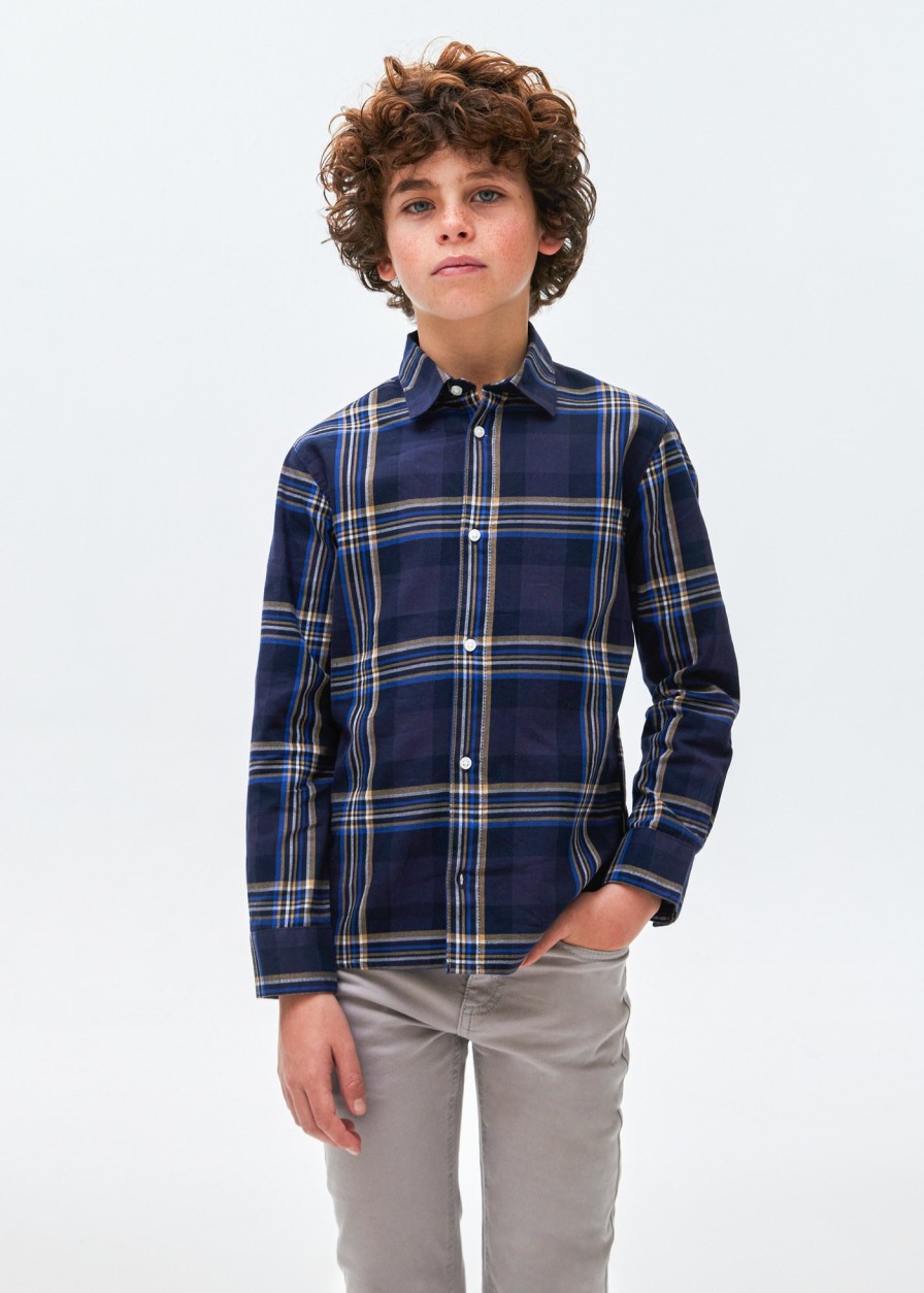 Nino MAYORAL Camisas | Camisa Cuadros Viella Better Cotton Chico