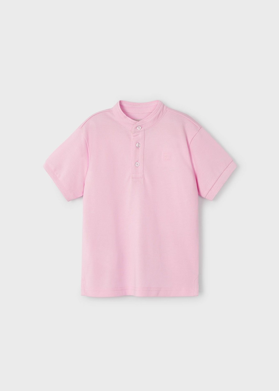 Nino MAYORAL Polos | Polo Cuello Mao Better Cotton Nino Pink