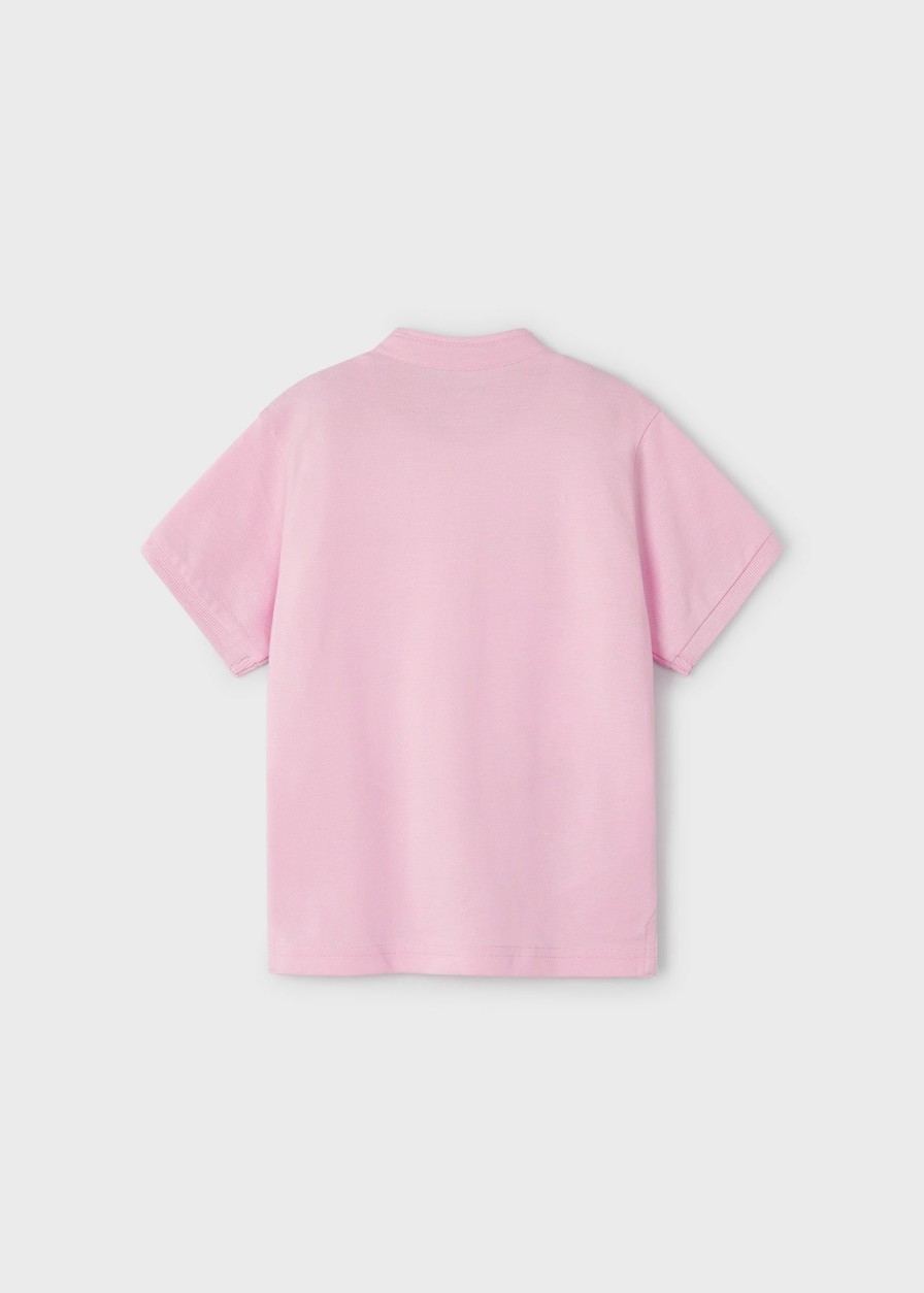 Nino MAYORAL Polos | Polo Cuello Mao Better Cotton Nino Pink