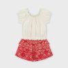 Nina MAYORAL Conjuntos | Conjunto 2 Piezas Short Volantes Nina