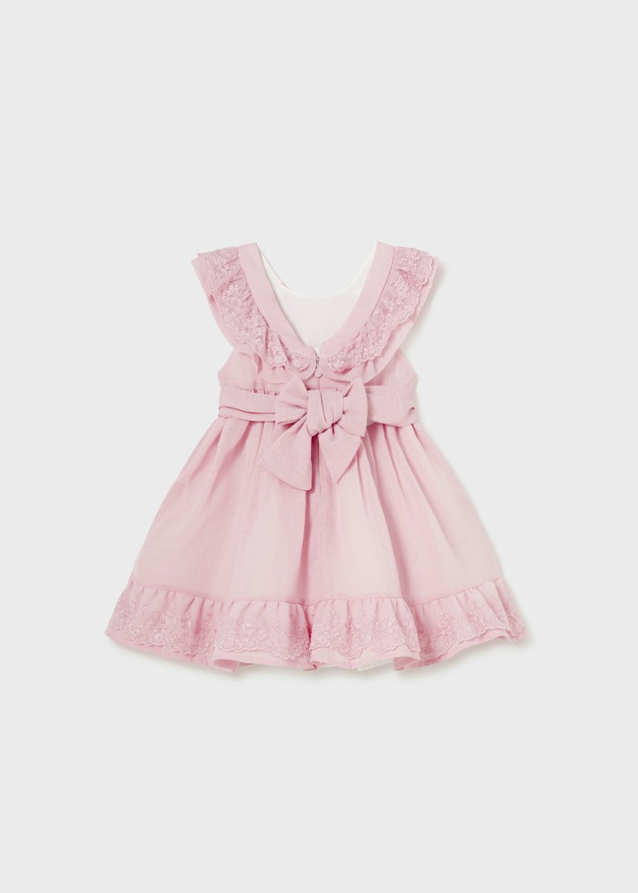 Bebe MAYORAL Vestidos | Vestido Ceremonia Con Fajin Bebe Dalia