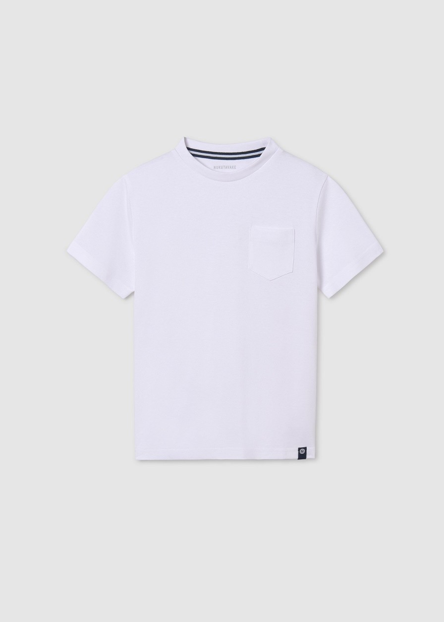 Nino MAYORAL Camisetas | Camiseta Pique Better Cotton Chico Blanco