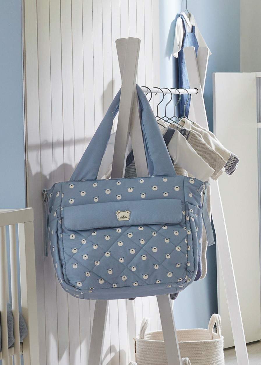 Bebe MAYORAL Bolsos De Maternidad | Bolso Acolchado Con Accesorios Bebe Azul