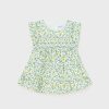 Bebe MAYORAL Camisas Y Blusas | Blusa Punto Smock Y Volantes Bebe Blanco-Agata