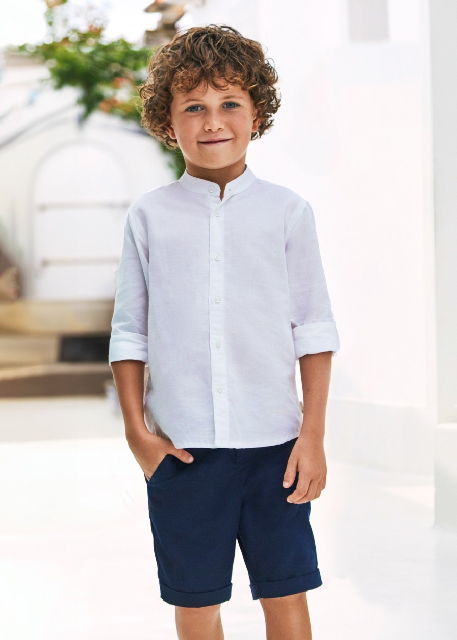 Nino MAYORAL Pantalones | Bermuda Chino Lino Nino