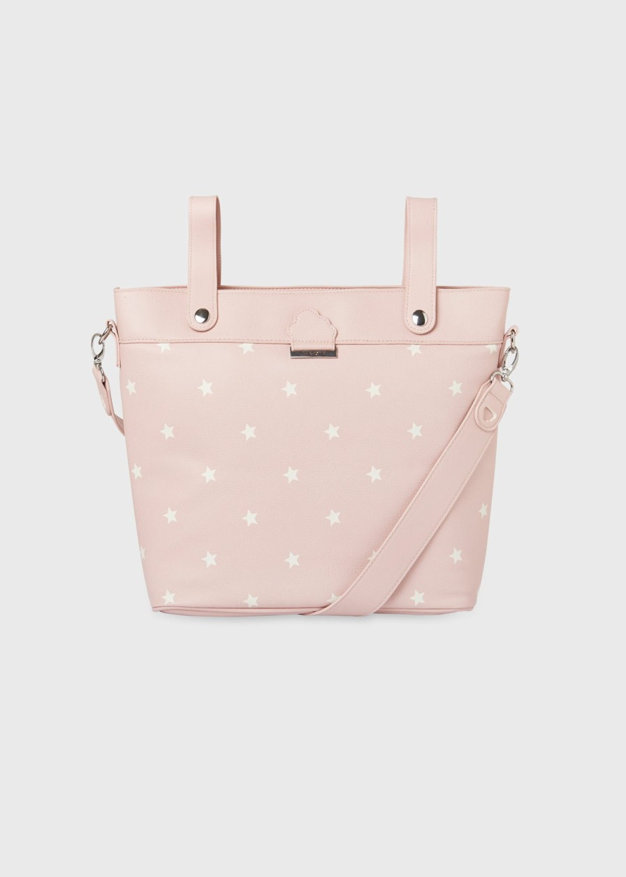 Bebe MAYORAL Bolsos De Maternidad | Bolso Panera Estrellas Bebe Rosa