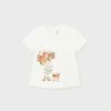 Bebe MAYORAL Bodies Y Camisetas | Camiseta Estampada Better Cotton Bebe Crudo