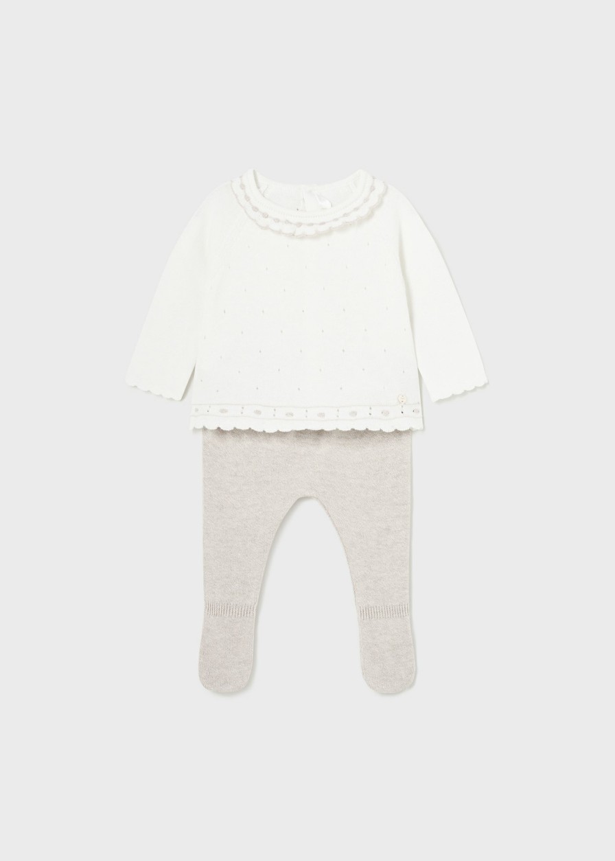 Bebe MAYORAL Conjuntos | Conjunto 2 Piezas Tricot Better Cotton Recien Nacido