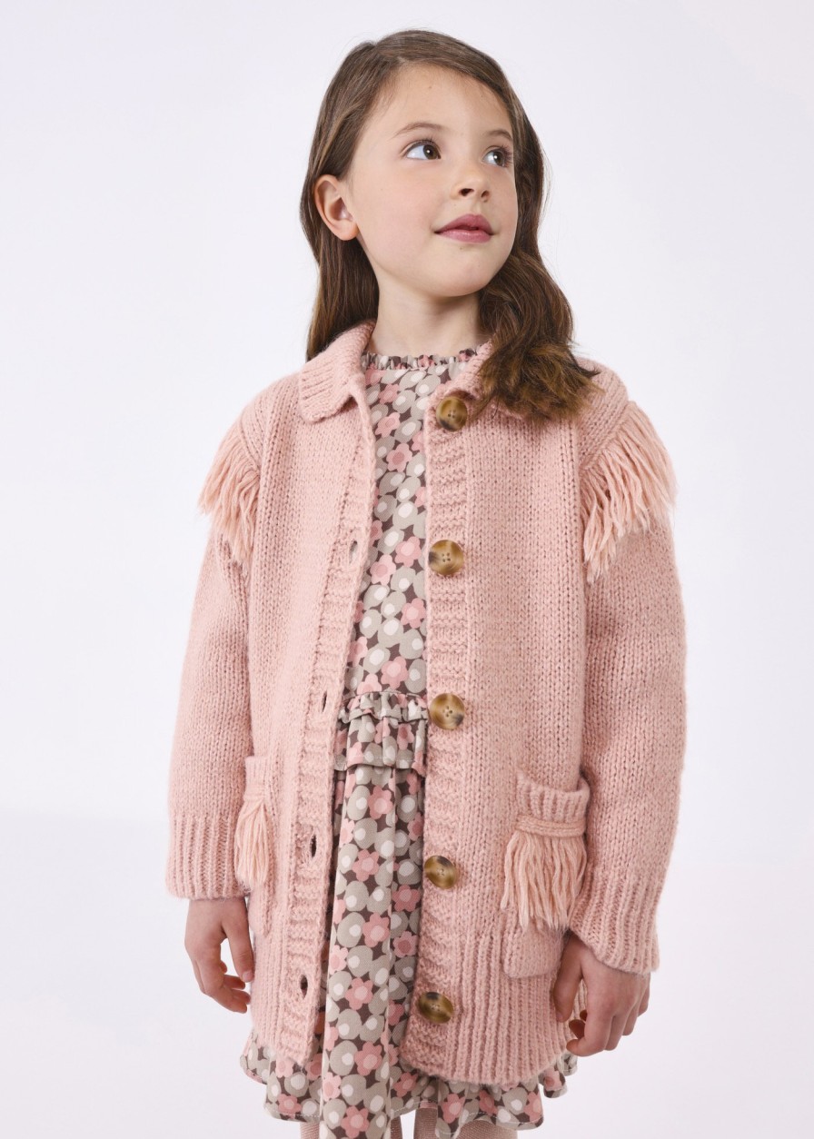 Nina MAYORAL Rebecas Y Chaquetas De Punto | Cardigan Flecos Nina