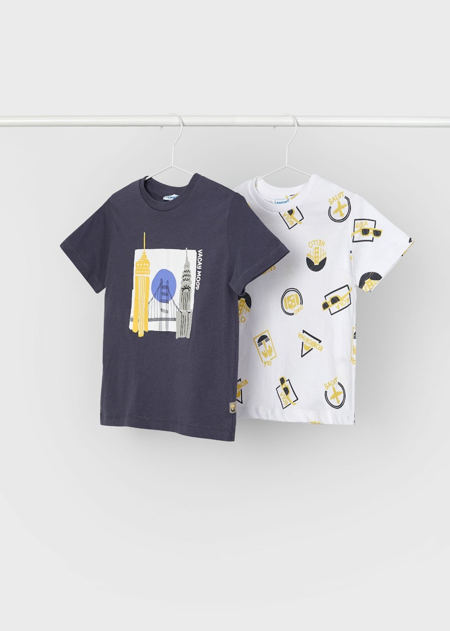 Nino MAYORAL Camisetas | Set 2 Camisetas Estampadas Better Cotton Nino