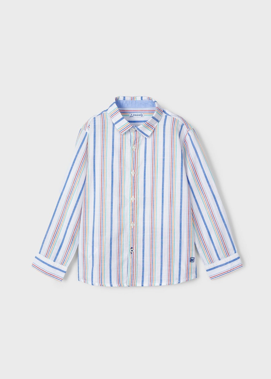 Nino MAYORAL Camisas | Camisa Rayas Better Cotton Nino Multicolor