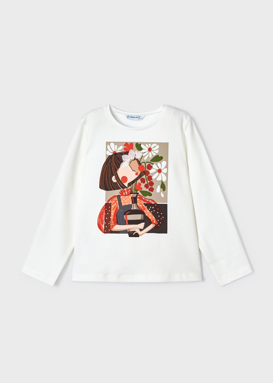 Nina MAYORAL Camisetas Y Polos | Camiseta Estampada Better Cotton Nina