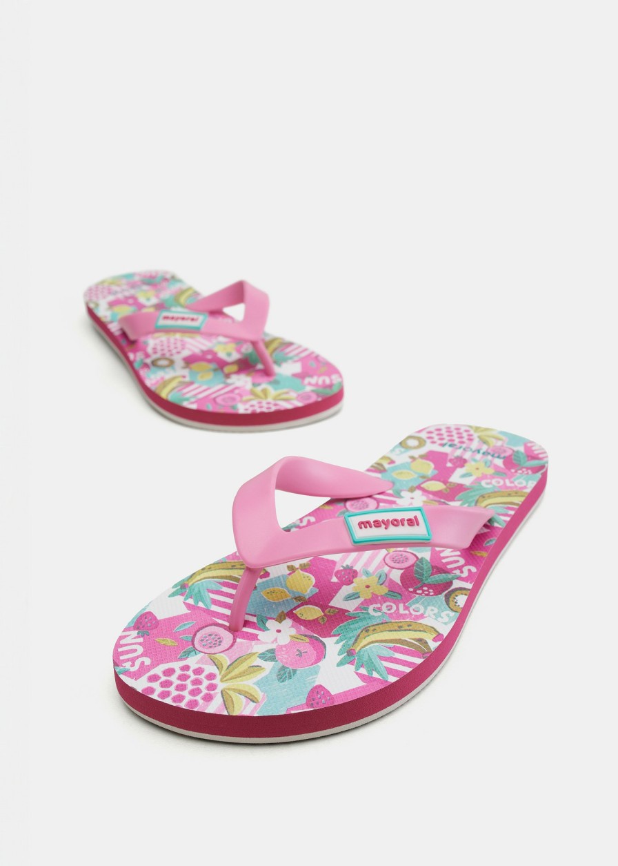 Nino MAYORAL Sandalias Y Cangrejeras | Chancla Playa Fucsia