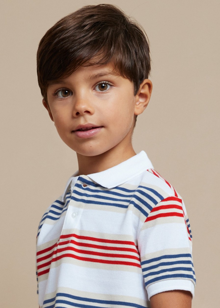 Nino MAYORAL Polos | Polo Rayas Better Cotton Nino Sandia