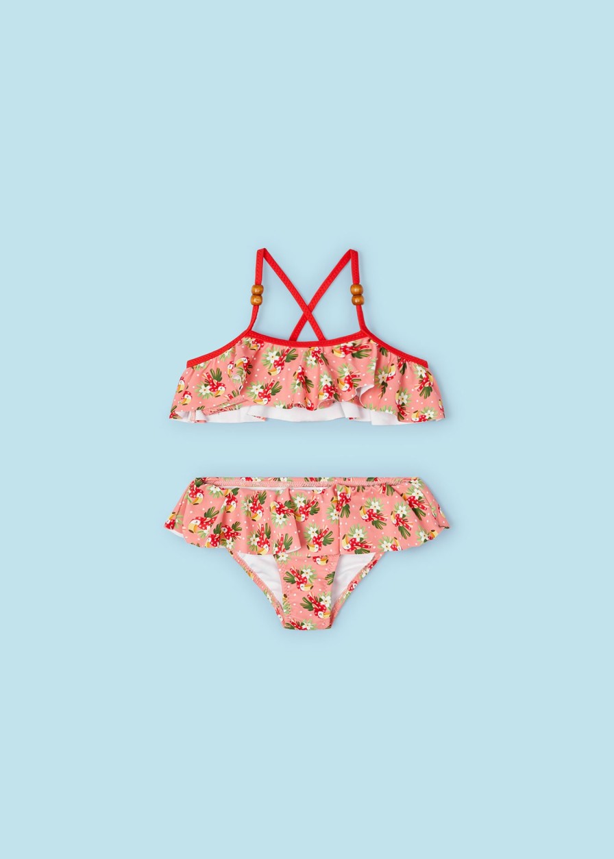 Nina MAYORAL Banadores Y Bikinis | Bikini Volante Nina Flamingo