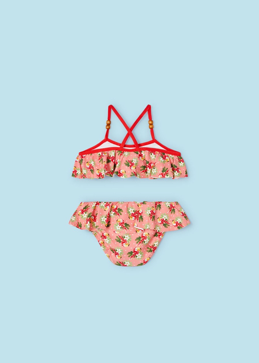 Nina MAYORAL Banadores Y Bikinis | Bikini Volante Nina Flamingo