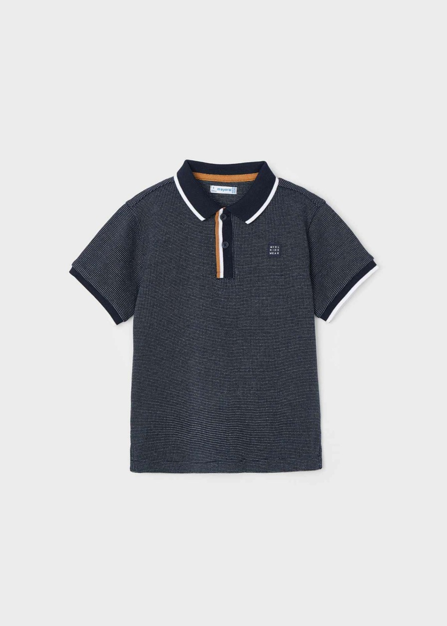 Nino MAYORAL Polos | Polo Estructura Bicolor Better Cotton Nino Marino