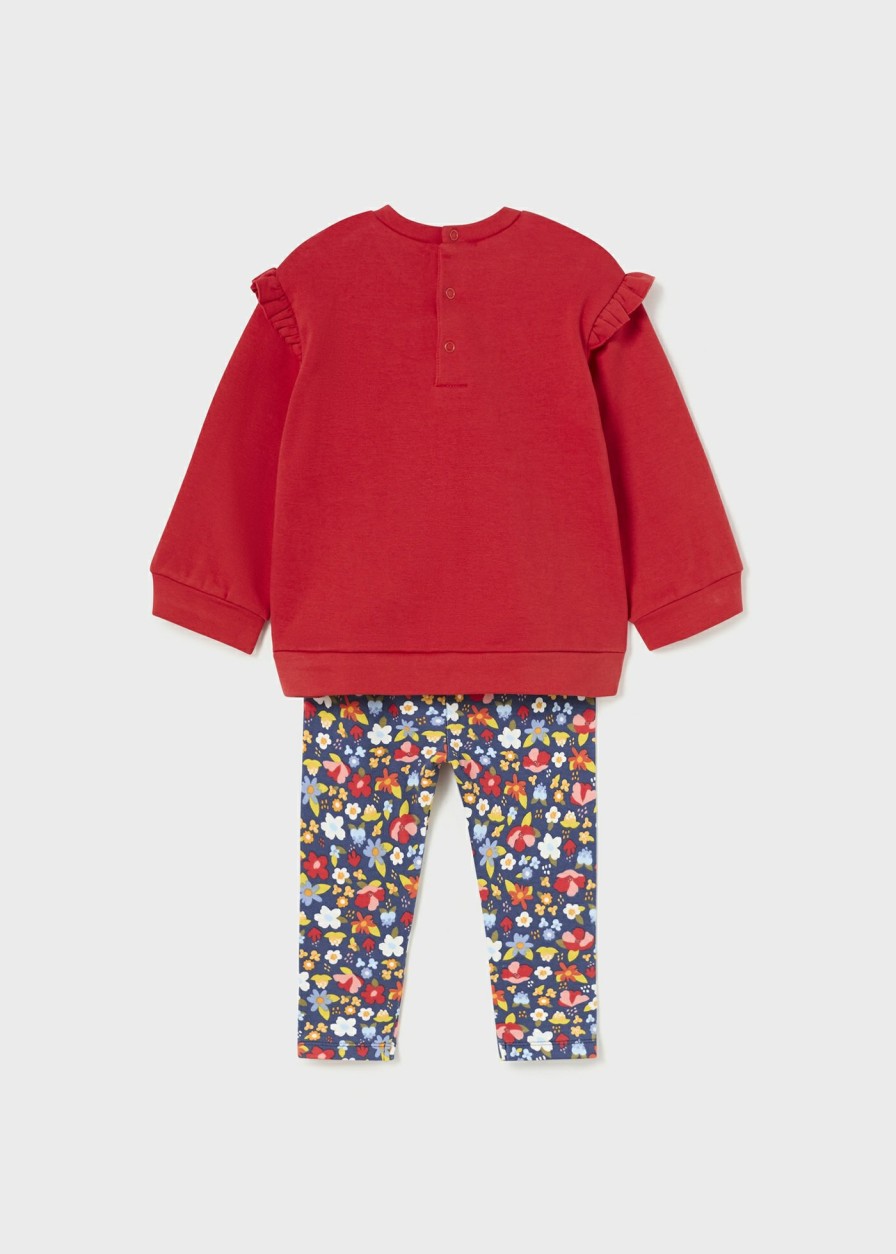 Bebe MAYORAL Conjuntos | Conjunto 2 Piezas Estampado Better Cotton Bebe Pimenton