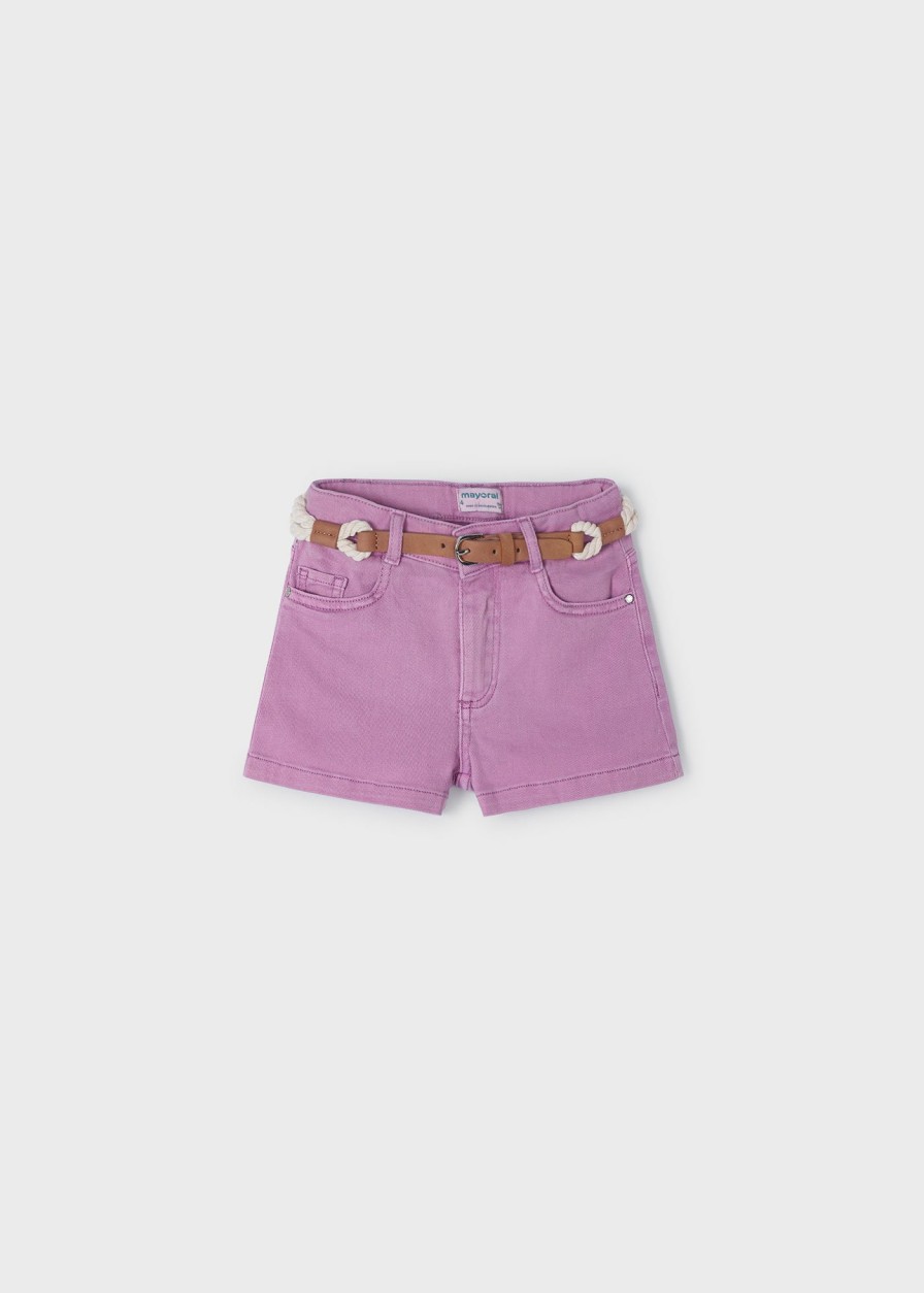 Nina MAYORAL Pantalones Y Faldas | Short Con Cinturon Better Cotton Nina