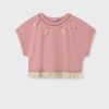 Nina MAYORAL Camisetas Y Polos | Camiseta Flecos Better Cotton Chica