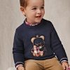 Bebe MAYORAL Jerseis Y Sudaderas | Jersey Aplique Oso Bebe Midnight