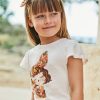 Nina MAYORAL Camisetas Y Polos | Camiseta Con Diadema Better Cotton Nina