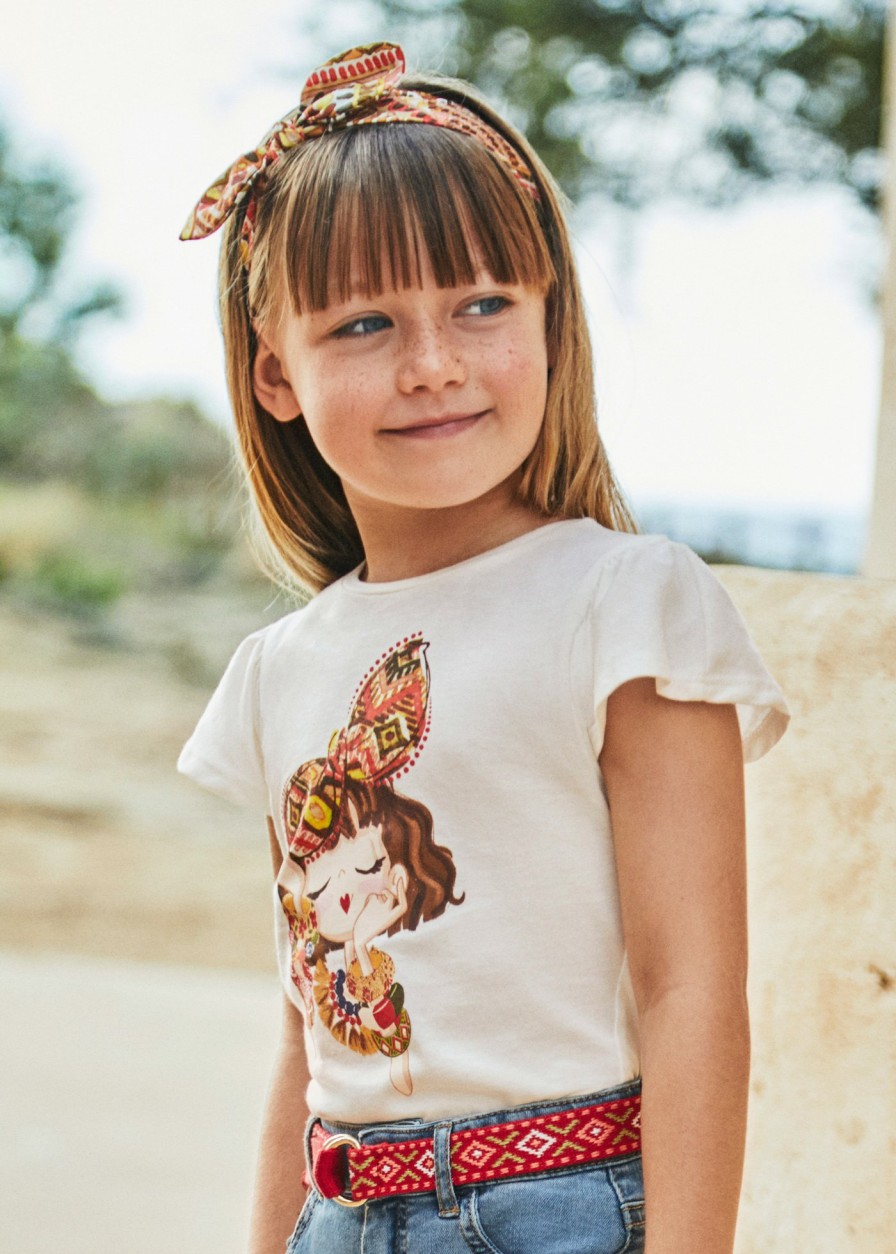 Nina MAYORAL Camisetas Y Polos | Camiseta Con Diadema Better Cotton Nina