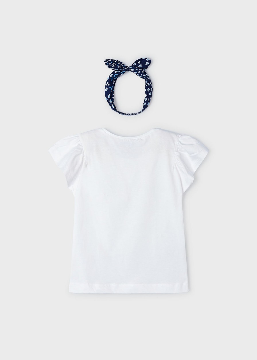 Nina MAYORAL Camisetas Y Polos | Camiseta Con Diadema Better Cotton Nina