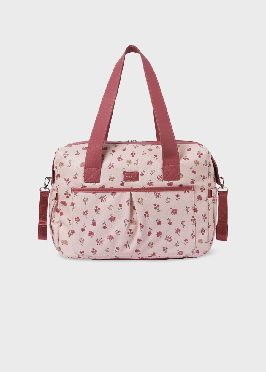 Bebe MAYORAL Bolsos De Maternidad | Bolso Estampado Bebe Flor Rosa