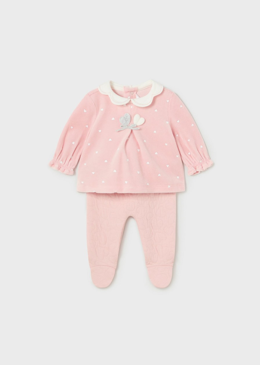 Bebe MAYORAL Conjuntos | Conjunto 2 Piezas Better Cotton Recien Nacido Rosa Baby