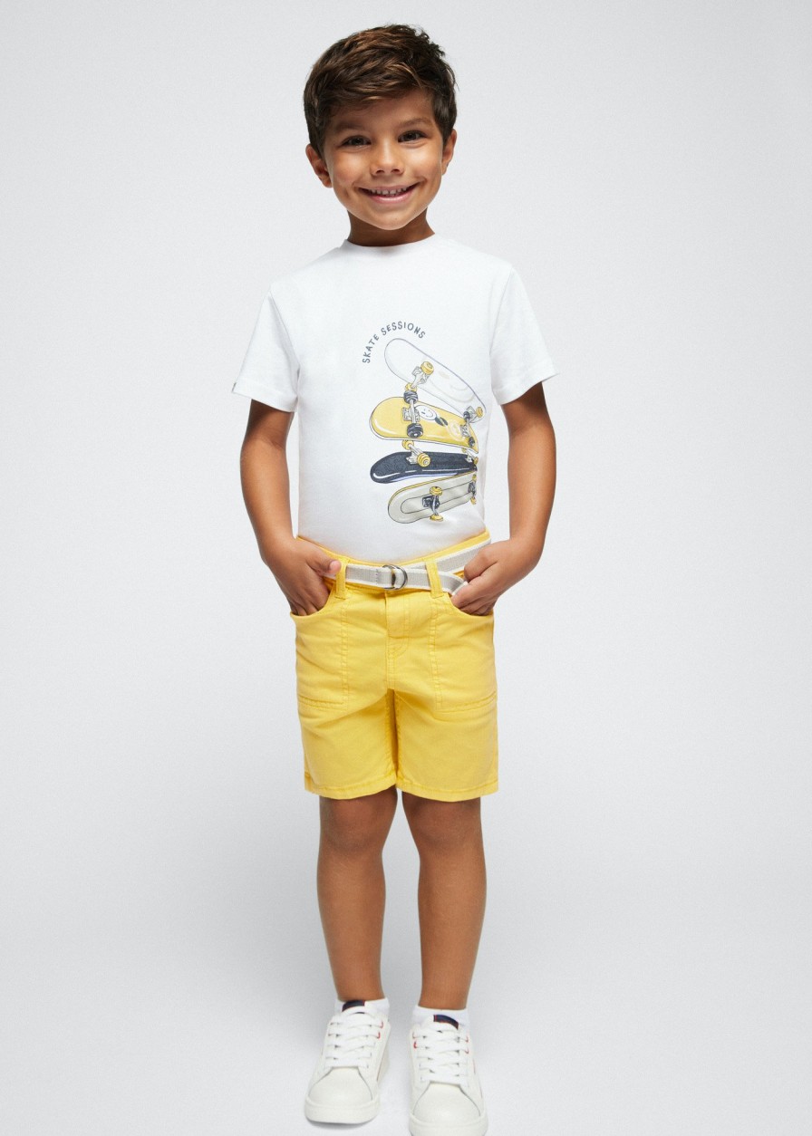 Nino MAYORAL Pantalones | Bermuda Con Cinturon Better Cotton Nino