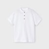 Nino MAYORAL Polos | Polo Cuello Mao Better Cotton Nino Blanco