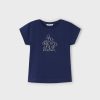 Nina MAYORAL Camisetas Y Polos | Camiseta Bordada Better Cotton Nina