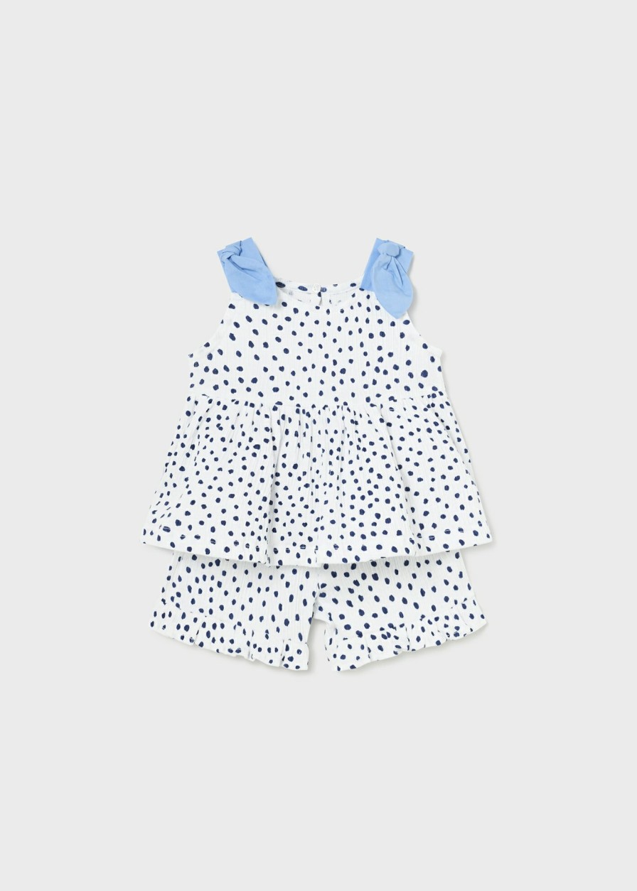 Bebe MAYORAL Conjuntos | Conjunto 2 Piezas Bambula Better Cotton Bebe Blanco