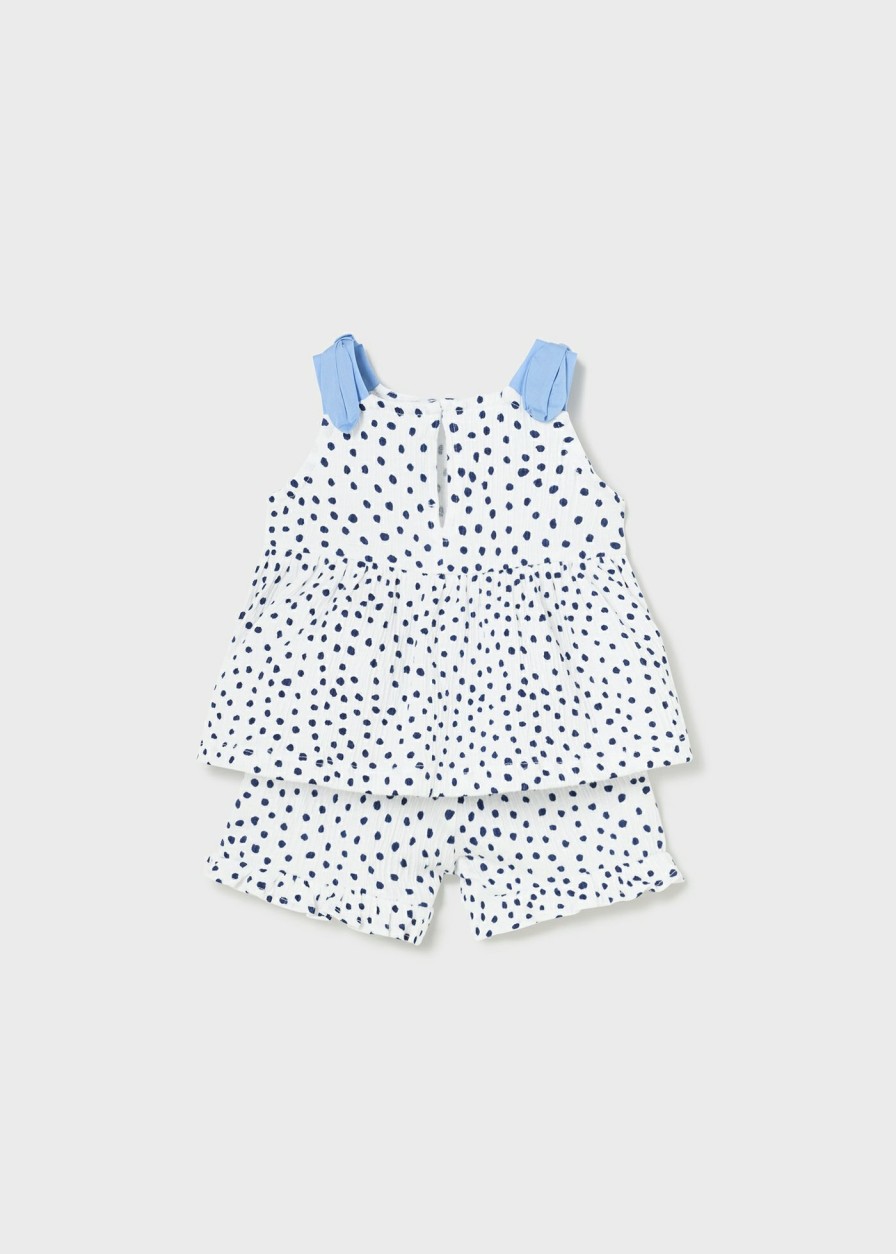 Bebe MAYORAL Conjuntos | Conjunto 2 Piezas Bambula Better Cotton Bebe Blanco