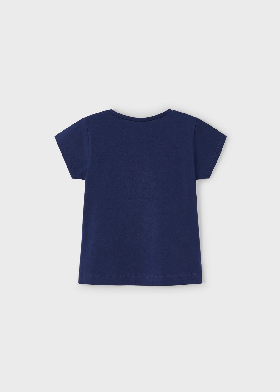 Nina MAYORAL Camisetas Y Polos | Camiseta Bordada Better Cotton Nina