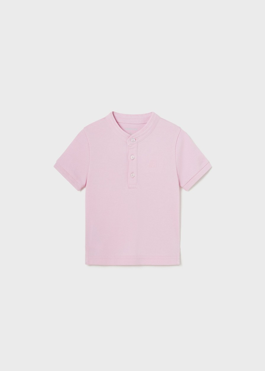 Bebe MAYORAL Polos | Polo Cuello Mao Better Cotton Bebe Pink