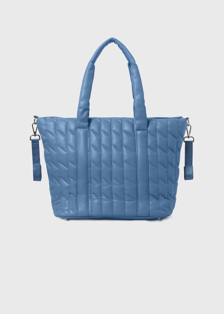 Bebe MAYORAL Bolsos De Maternidad | Bolso Acolchado Orejitas Bebe Botanic Blue